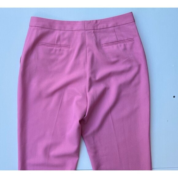 Topshop Women’s Pink Straight Leg Work Pants Size 8 US - Picture 8 of 10